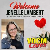 Welcome Jenelle Lambert, VOCM Cares Development Coordinator